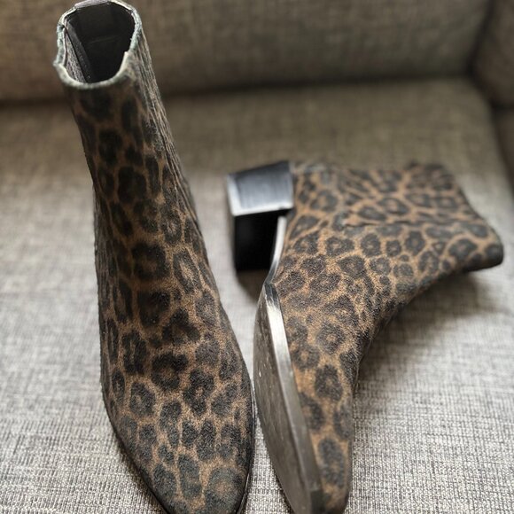 Rag & Bone "Rover" Boots Animal Print Size 38 - Picture 4 of 10